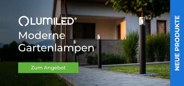 Sehen Sie sich die neuen Gartenprodukte von Lumiled an
