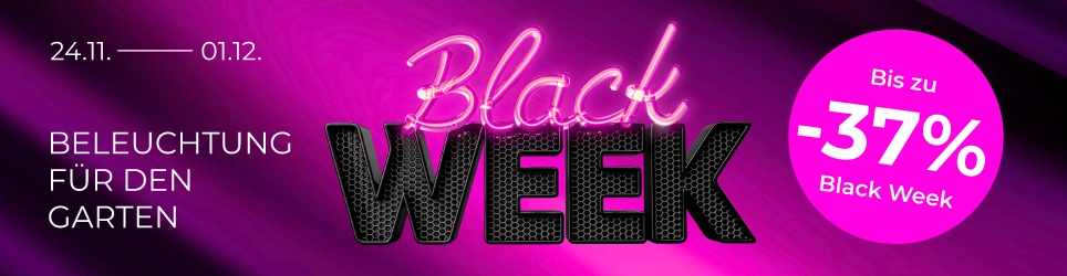 Black Week für den Garten