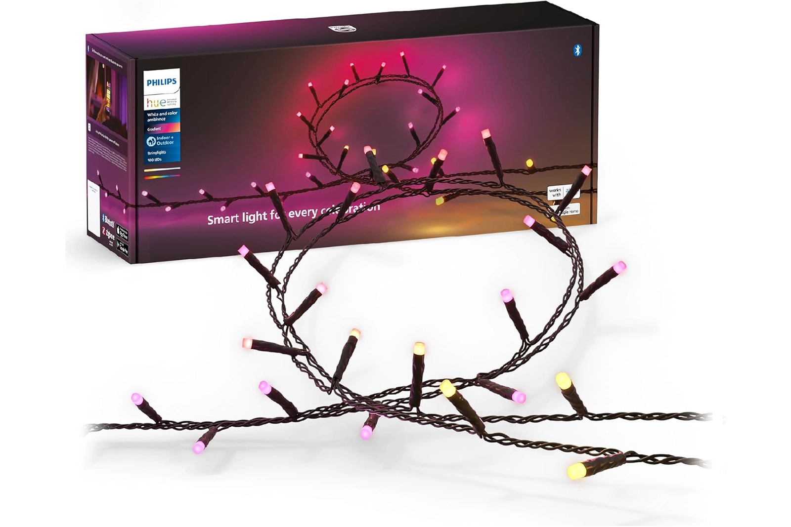 Philips Hue Festavia – intelligente LED-Weihnachtsbaumlichter am Weihnachtsbaum