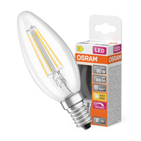 LED Leuchtmittel E14 B35 CL 5,5W = 60W 806lm 2700K Warm 300° OSRAM SUPERSTAR Filament Dimmbar