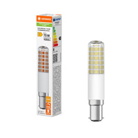 LED-Lampe B15d 8W = 75W 1055lm 2700K Warm 320° Dimmbar Ledvance