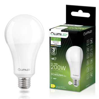 LED Lampen E27, Glühbirne A95 24W = 200W 3452lm 260° 4000K neutral LUMILED