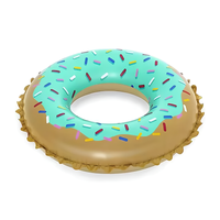 Aufblasbares Kinderschwimmrad DONUT Bunt