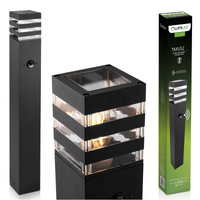 Gartenleuchte E27, Außenstehleuchte Pollerleuchte mit Bewegungsmelder 60cm TAXUS 2 LUMILED