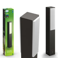 LED-Gartenleuchte für den Außenbereich STRATOSPHERE myGarden 2x4,5W 2700K IP44 Mast 42cm Anthrazit PHILIPS