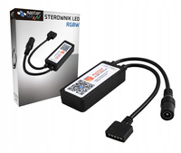 Controller für RGBW WiFi SMART TUYA LED-Streifen 6A 5-24V 72W 144W Schwarzes LVT