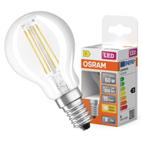E14 P45 LED Leuchtmittel 5,5W = 60W 806lm 2700K Warm 320° OSRAM STAR Filament