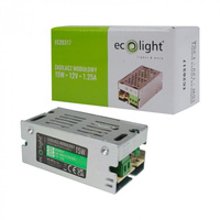 Modulares Netzgerät für LED-Streifen 15W 12V 1.25A IP20 SLIM Ecolight