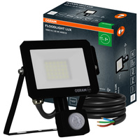 LED-Strahler Halogen-Außenstrahler 20W 4000K 1800lm IP65 mit Bewegungs- und Dämmerungssensor FLOODLIGHT LUX OSRAM