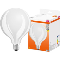 LED-Glühbirne E27 G125 6,5W = 60W 806lm 2700K Warm 300° Glühfaden OSRAM STAR