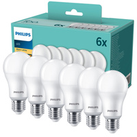 6PAK LED-Lampe E27 13W = 100W 1521lm 2700K Warm PHILIPS