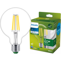 Globe E27 G95 LED Lampen 4W = 60W 840lm 4000K Neutralfaden PHILIPS Ultra Efficient