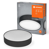 Plafond-Deckenleuchte E27 Schwarz 48cm Orbis Ledvance