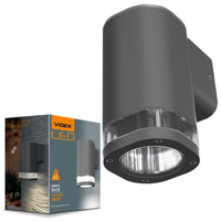 Außenwandleuchte IP54 GU10 Grau BRUNO Videx