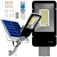 LED Solar Straßenlaterne 600W 6500K Laterne mit Halterung und Fernbedienung