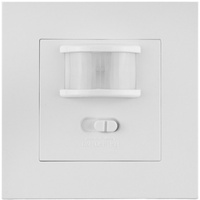 PIR-Bewegungs- und Dämmerungssensor Unterputzmontage 160° 9 m intern für Box Weiß