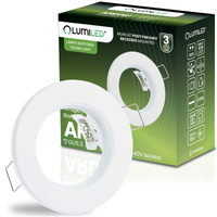 Einbaustrahler GU10, MR16 Einbauspot HALOGEN Runde Fest Weiß Blech ARDALI LUMILED