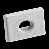 Endkappe für KM33-Profile mit Öffnung Kunststoff, Grau LUMILED