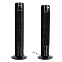 Säulenventilator Rohrluftumwälzer Standventilator Weiß 45W