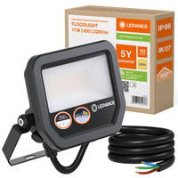 LED-Flutlicht 17W 2200lm 3000K IP66 Schwarz LEDVANCE Flutlicht