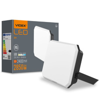 LED-Flutlicht 30W 2850lm 5000K Cold Black mit Milchglasschirm Videx