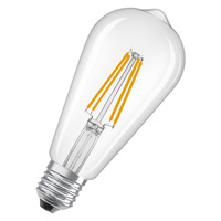 LED-Lampe ST64 E27 5.9W = 60W 806lm 4000K Neutral 300° Glühfaden STAR CLASSIC Osram
