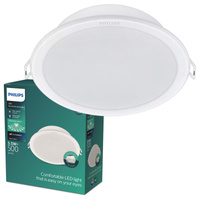 LED-Paneel Einbauleuchte MESON 5.5W 3000K 9cm Rundes Downlight PHILIPS