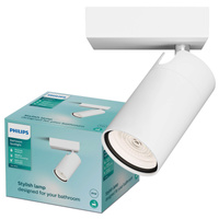 Wandleuchte GU10 Wandleuchte IP44 Weiß Kosipo Philips