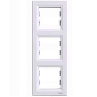 Dreifachrahmen für Lichtschalter und Steckdosen weiß