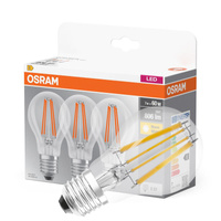 3x LED Lampe E27 A60 6,5W = 60W 806lm 2700K Warm 360° OSRAM