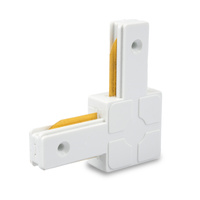 Eckverbinder für 1-Phasen-Stromschienen-System Weiß LUMILED