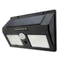 Solar LED-Flutlicht 5W 5500-6000K Kalt IP65 Schwarz Masterled Bewegungsmelder