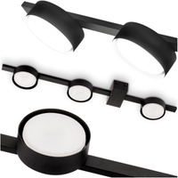 OVILO Deckenleuchte LED-Halogen-Leuchte 3x GX53 Spot Wandleuchte Reflektor LUMILED