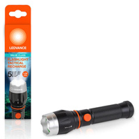 LED-Taktische Taschenlampe 3.2W 300 lm USB-C ZOOM Wiederaufladbare Handleuchte LEDVANCE