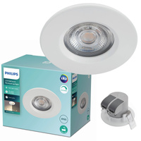 LED DIVE 5W 2700K 350lm IP65 Rund Weiß Dimmbare Halogen Leuchte PHILIPS