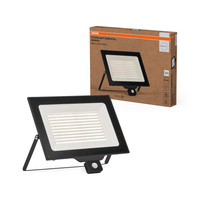 LED-Flutlicht Außenfluter 200W 20000lm 4000K 110° Schwarz IP44 mit Bewegungs- und Dämmerungssensor Essentials Flutlicht Sensor Osram