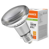 LED Lampen R80 E27 8.5W = 100W 670lm 2700K Warmweiß FILAMENT LEDVANCE