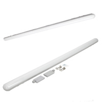 Hermetische LED-Langfeldleuchte 60W 7200lm 4000K Neutral IP65 Grau Negro Kobi