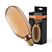 LED Dekorative Glühbirne G100 Sphere E27 4W = 22W 220lm 1800K Warm 330° Filament Dimmbar Vintage 1906 Osram