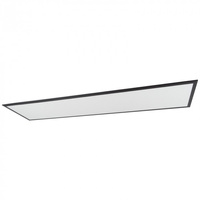 LED-Paneel 120x30 Unterputzwanne 50W 5000lm 4000K Neutral Schwarz Ecolight