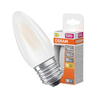 LED-Lampe B35 Kerze E27 5.5W = 60W 806lm 2700K Warm 300° Retrofit Glühfaden CLASSIC Osram
