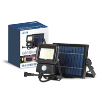 Solar-LED Fluterlampe 10 W 6500 K kalt 700 lm IP65 Kobi-Bewegungssensor