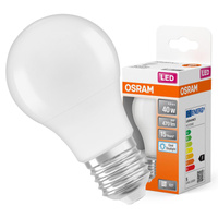 LED Leuchtmittel E27 A60 4,9W = 40W 470lm 6500K Kalt 200° OSRAM STAR