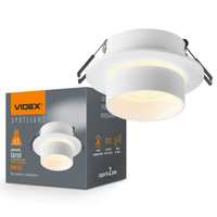 Einbauleuchte 1x GU10 Weiß Videx