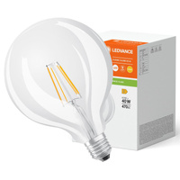 LED Lampen G125 E27 4W = 40W 470lm 2700K Warmweiß FILAMENT LEDVANCE