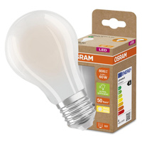 LED Lampe A60 E27 FR 4W = 60W 840lm 3000K Warm 360° Glühfaden OSRAM ULTRA EFFICIENT