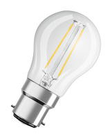 LED-Lampe P45 Ball B22d 2.5W = 25W 250lm 2700K Warm 300° Retrofit Glühfaden CLASSIC Osram