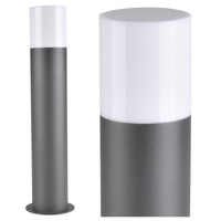 Gartenlampe LED Post E27 TUBA NISKA Graphit 44cm DALLAS GOLDLUX (Polux)