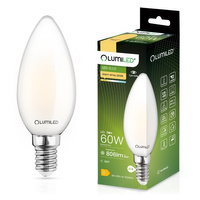 Lampen E14, Glühbirne B35 7W = 60W 806lm 3000K 360° warm Glühfaden LUMILED