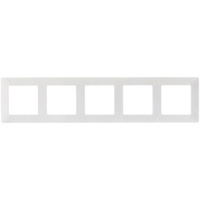 Fünffachrahmen für Lichtschalter und Steckdosen weiß LEGRAND VALENA LIFE